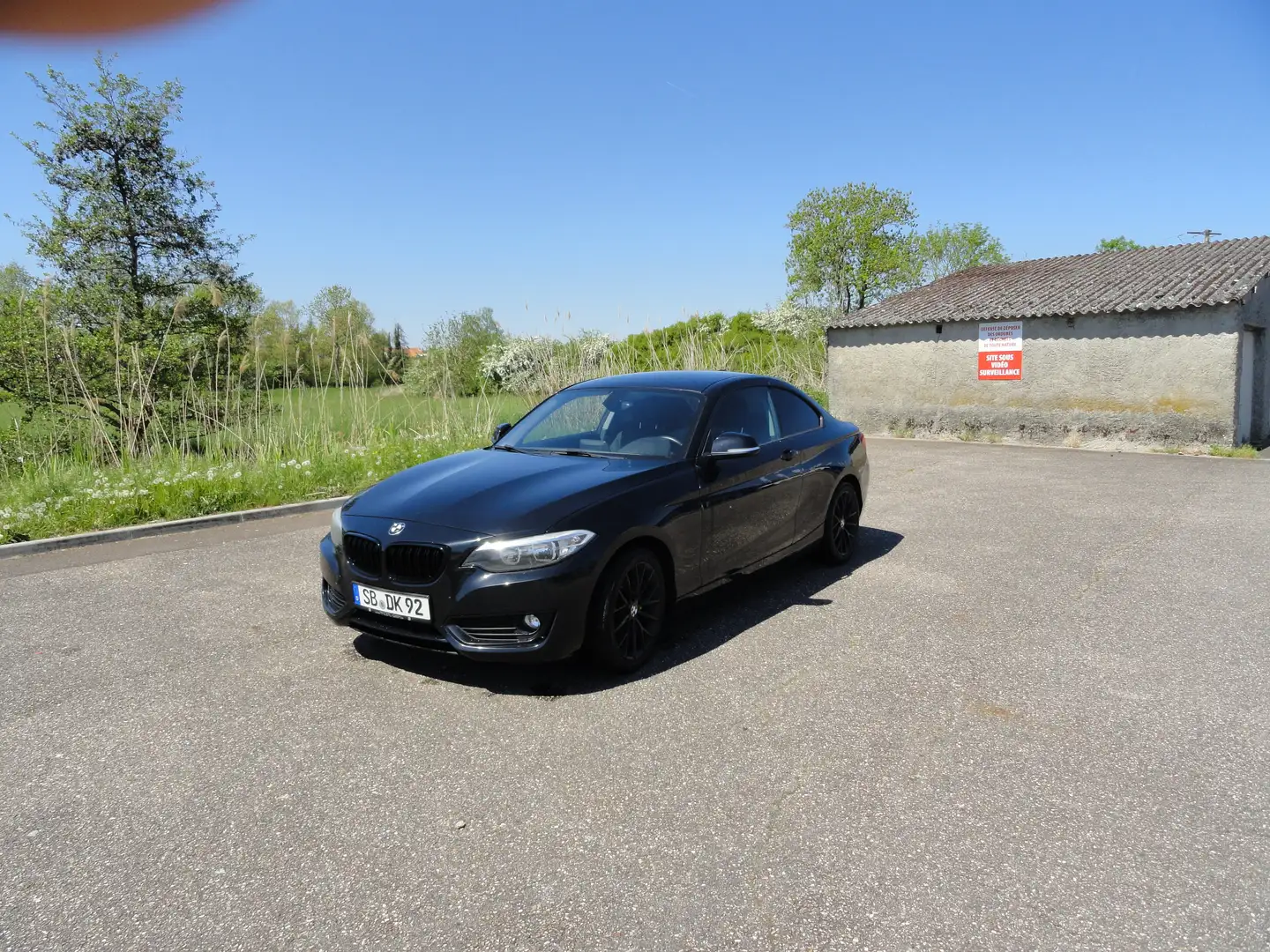 BMW 220 Coupe 220d 184 ch Lounge Чёрный - 1