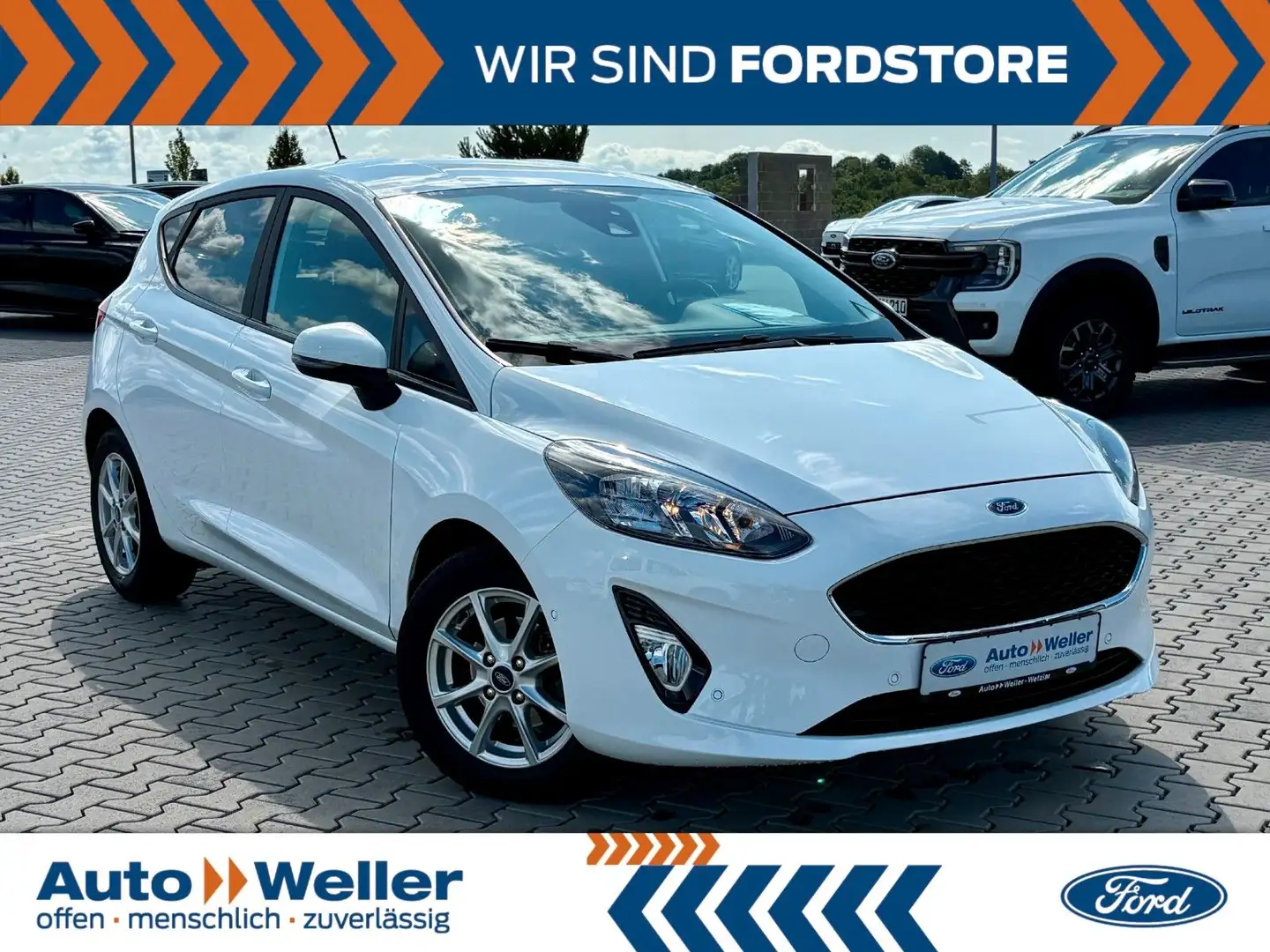 Ford Fiesta Cool & Connect 1.0 EcoBoost 1. Hand ! Weiß - 1