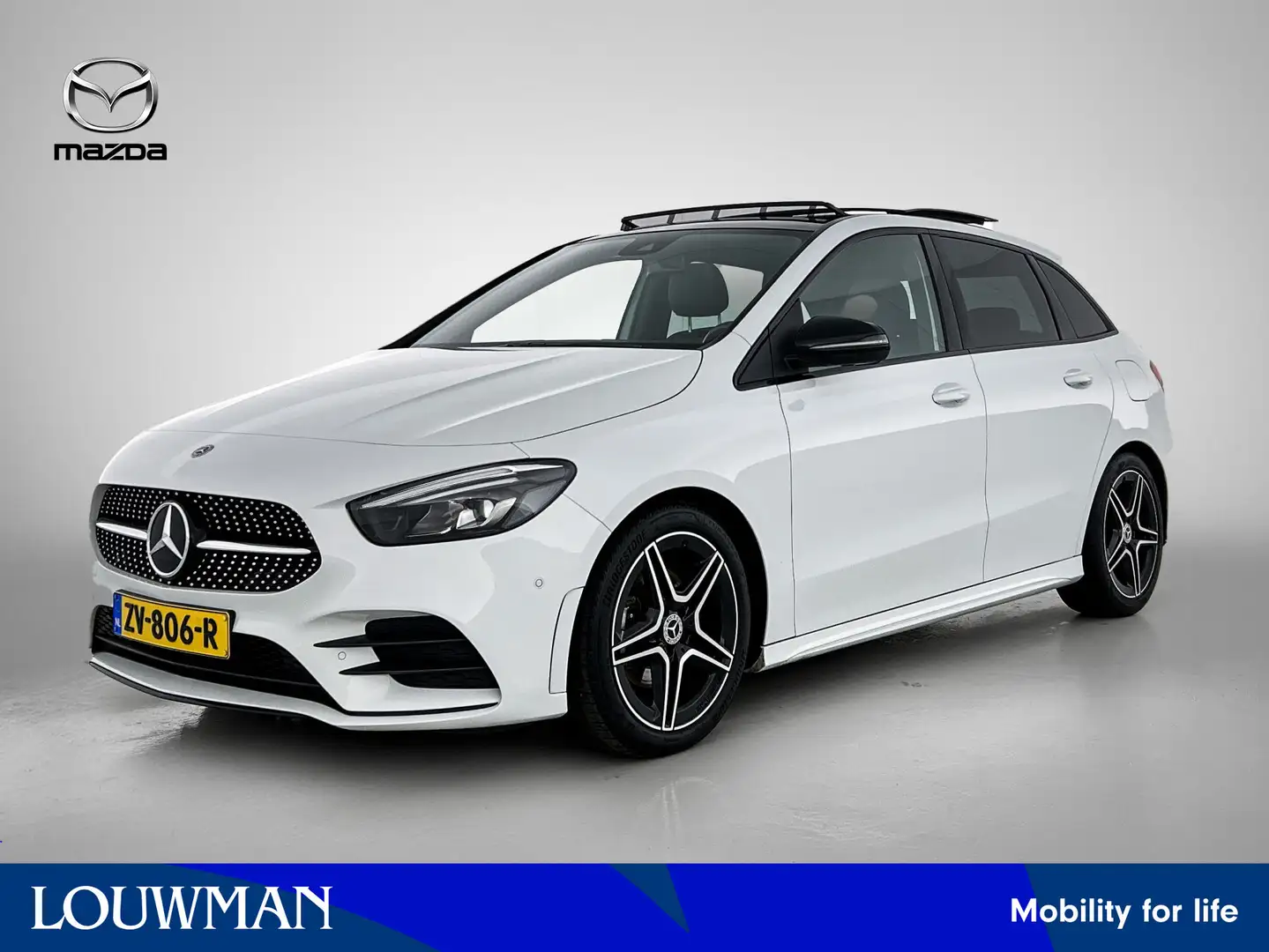 Mercedes-Benz B 200 Business Solution AMG-Pakket / Elec. achterklep / Wit - 1