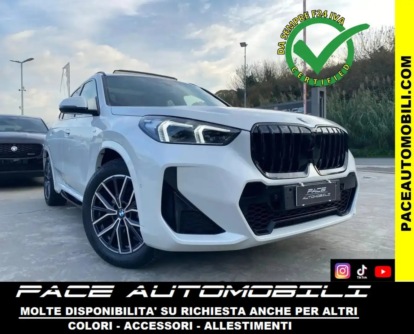 BMW X1 S DRIVE 18D M SPORT MSPORT M-SPORT TETTO ACC Bianco - 1
