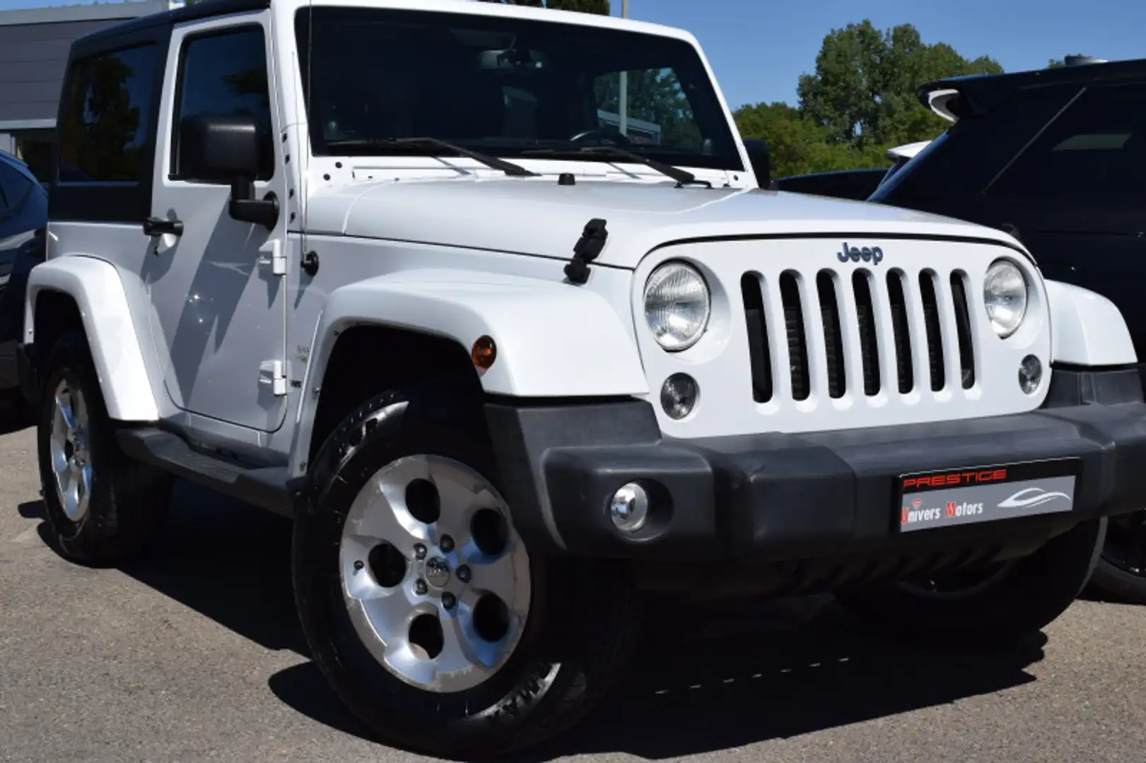 Jeep Wrangler 2.8 CRD 200 FAP SAHARA Blanc - 1
