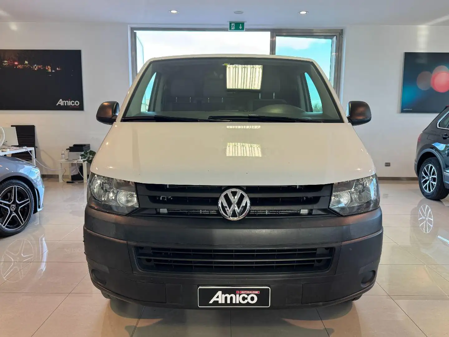 Volkswagen Transporter 2.0 TDI 115CV Furgone 3 Posti Blanc - 2