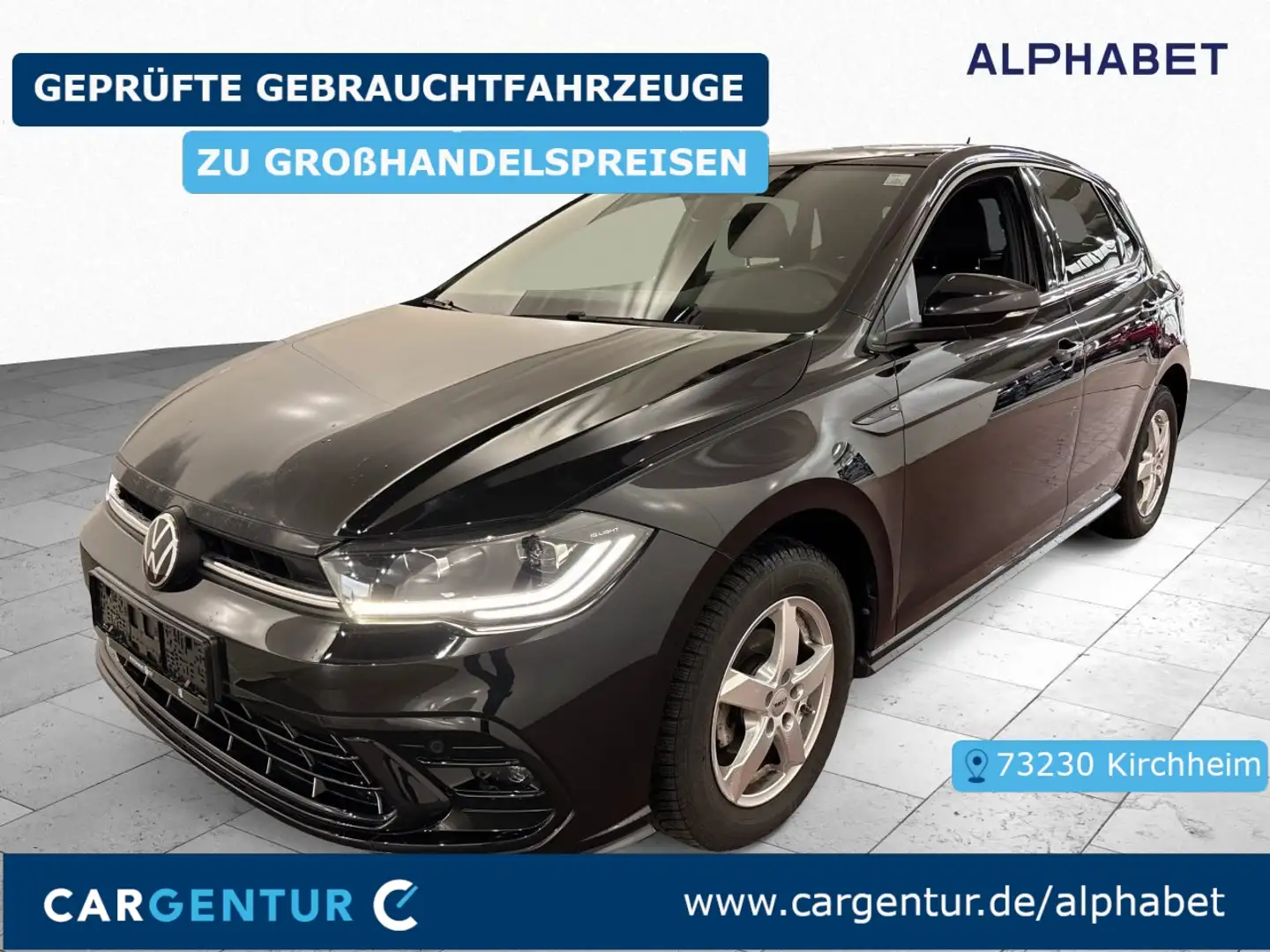 Volkswagen Polo 1.0 TSI R-Line Matrix R-Line SpoSi ACC Schwarz - 1