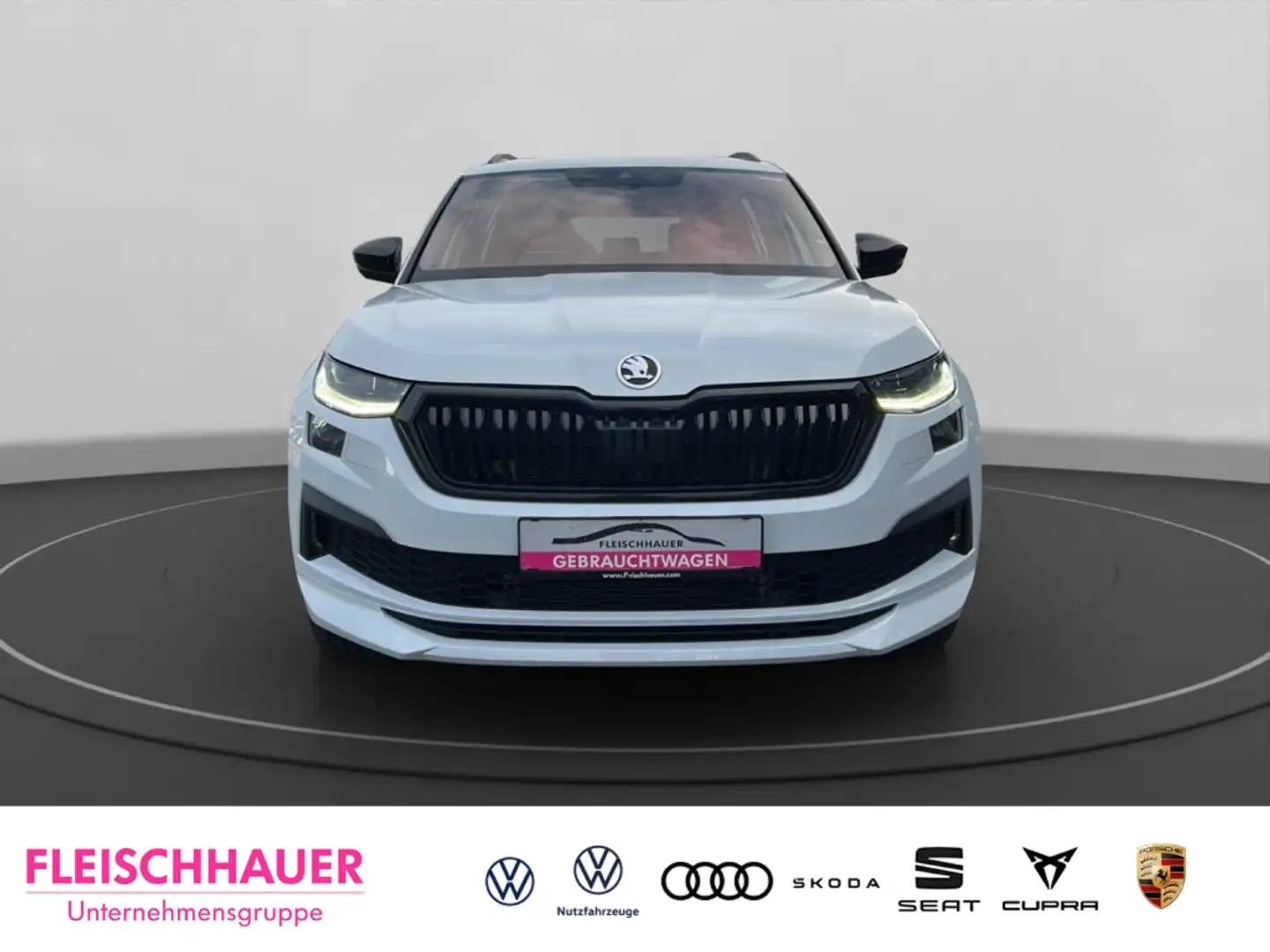 Skoda Kodiaq Sportline 2.0 TDI DSG 4x4+SHZ+LED+AHK+NAVI Weiß - 2