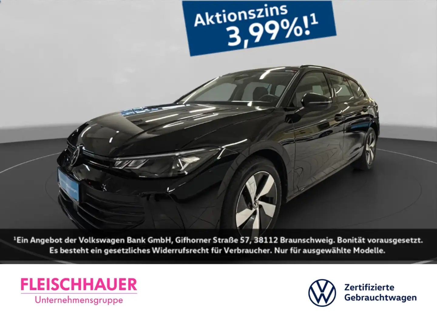 Volkswagen Passat Variant 1.5 eTSI DSG+LED+17''+Kamera+App-connect Schwarz - 1