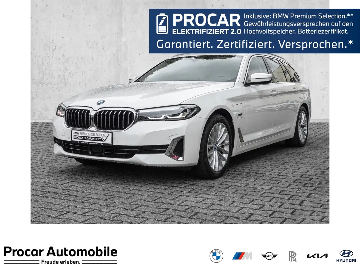 BMW 530 e Touring Luxury Line ACC AHK RFK NAVI LED Bianco - 1