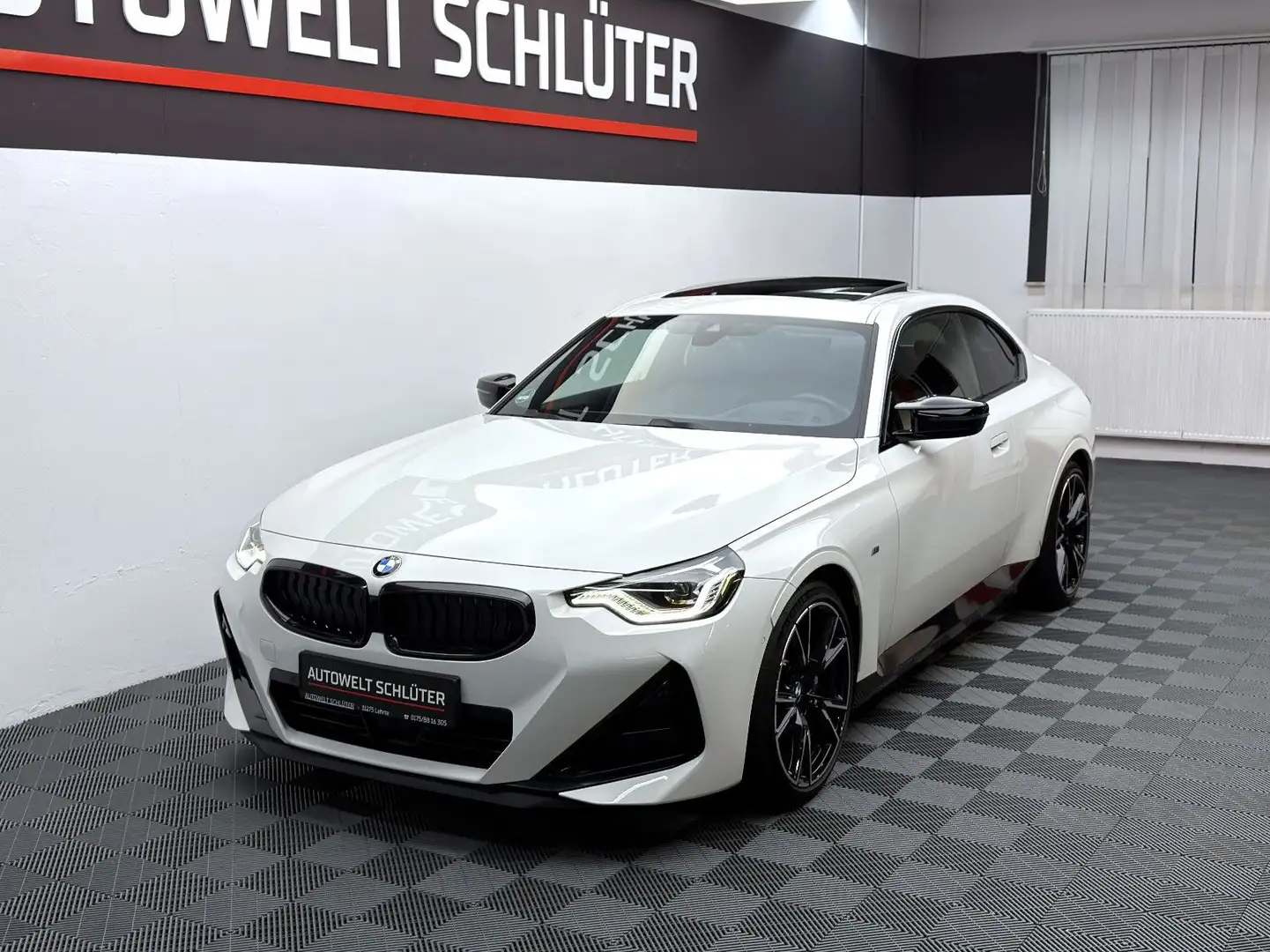 BMW 240 xDrive*H/K*R-Kam*Schiebedach*Live Cockpit* Blanc - 1