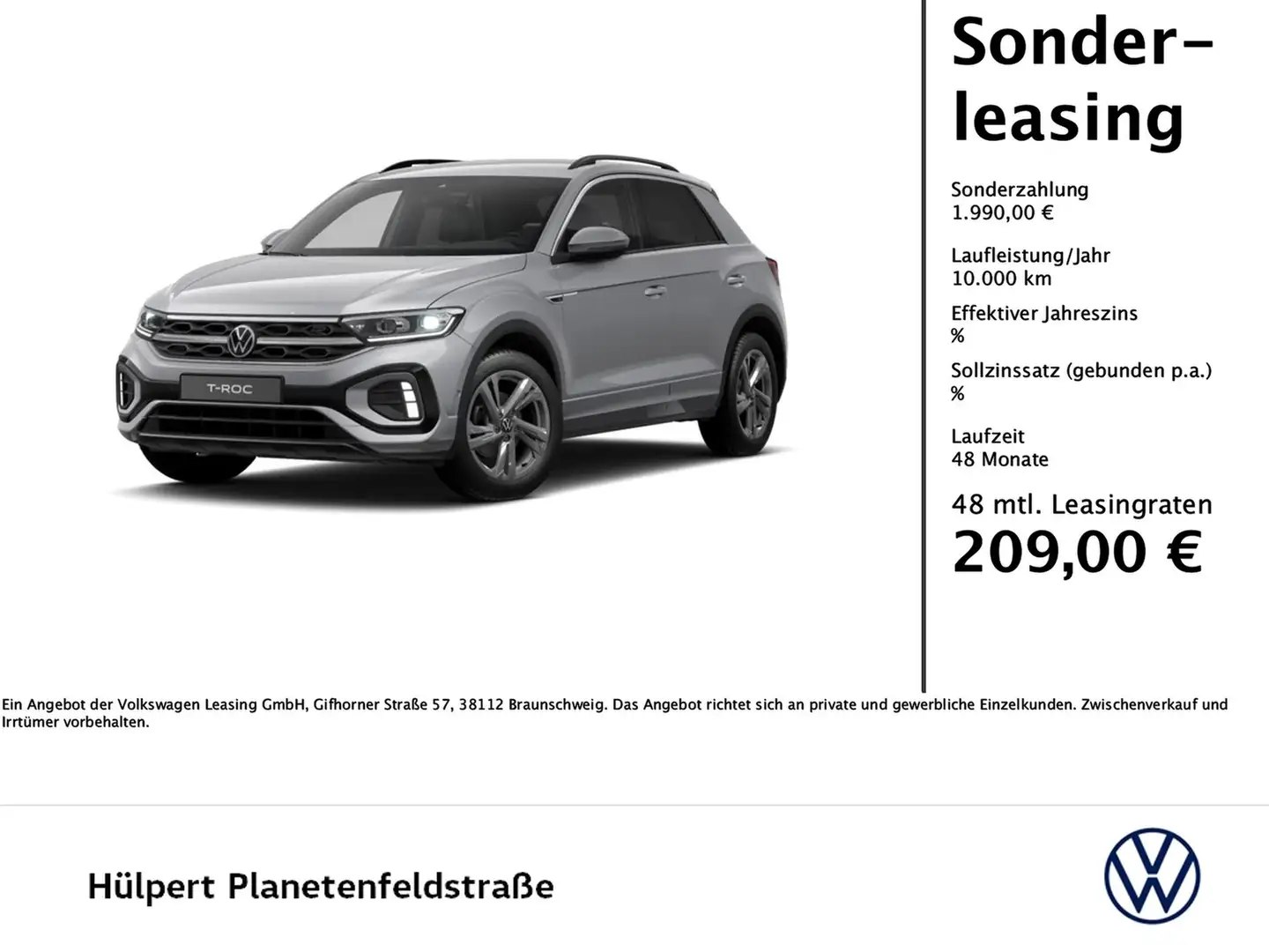 Volkswagen T-Roc 1.0 R-LINE Plateado - 1