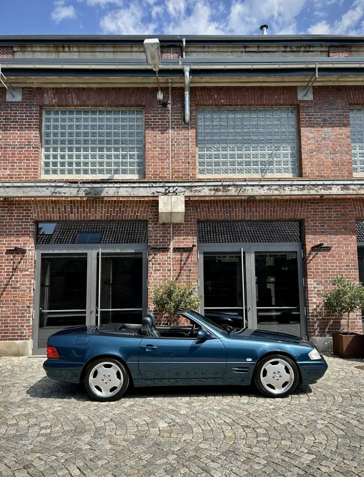 Mercedes-Benz SL 320 Designo, 1/15 weltweit, 87Tkm, 18" AMG R129 Nappal, foto 9