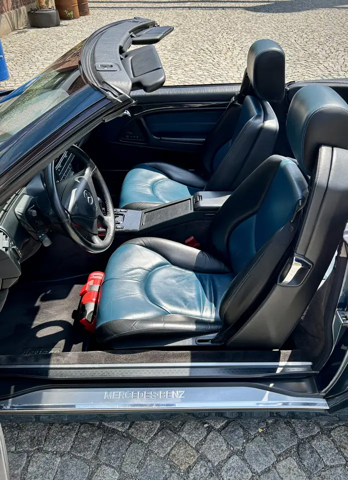 Mercedes-Benz SL 320 Designo, 1/15 weltweit, 87Tkm, 18" AMG R129 Nappal, foto 12