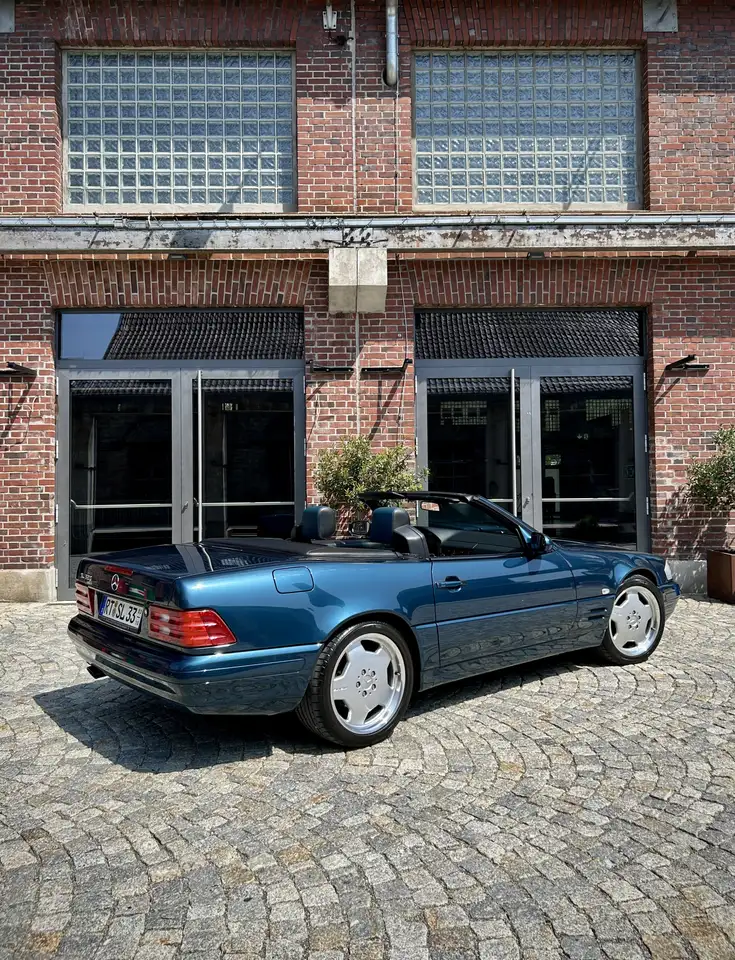 Mercedes-Benz SL 320 Designo, 1/15 weltweit, 87Tkm, 18" AMG R129 Nappal, foto 5
