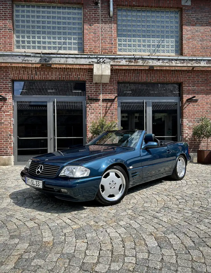 Mercedes-Benz SL 320 Designo, 1/15 weltweit, 87Tkm, 18" AMG R129 Nappal, foto 7