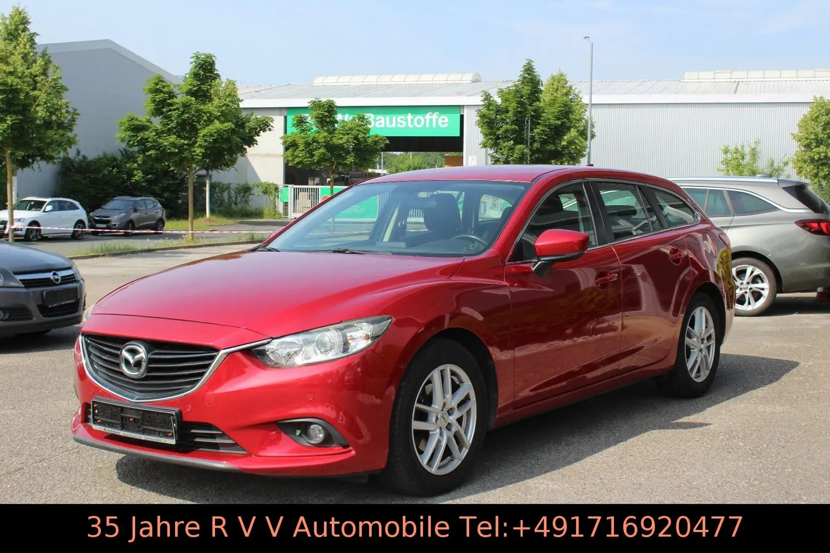Mazda 6 Kombi Exclusive-Line, LM Felgen, TÜV neu, uvm. Rot - 2