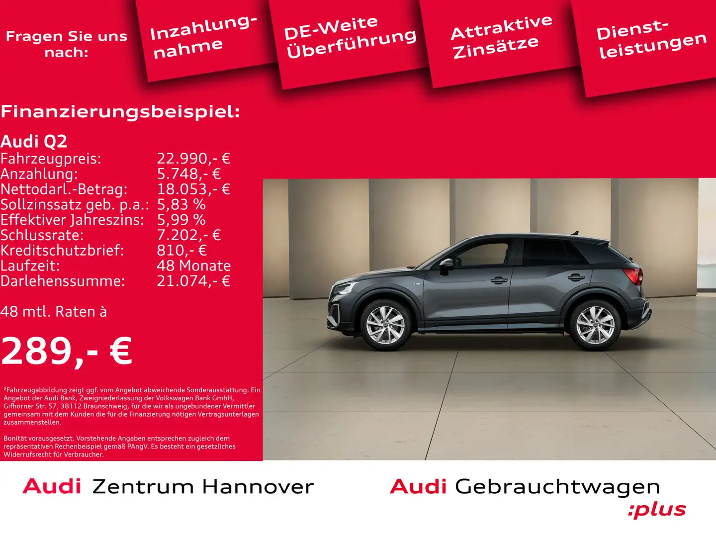 Audi Q2 30 TFSI S line AHK Navi Kamera virtual Grau - 2