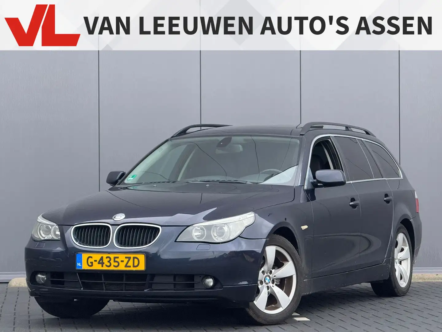 BMW 525 5-serie Touring 525i Executive Blauw - 1