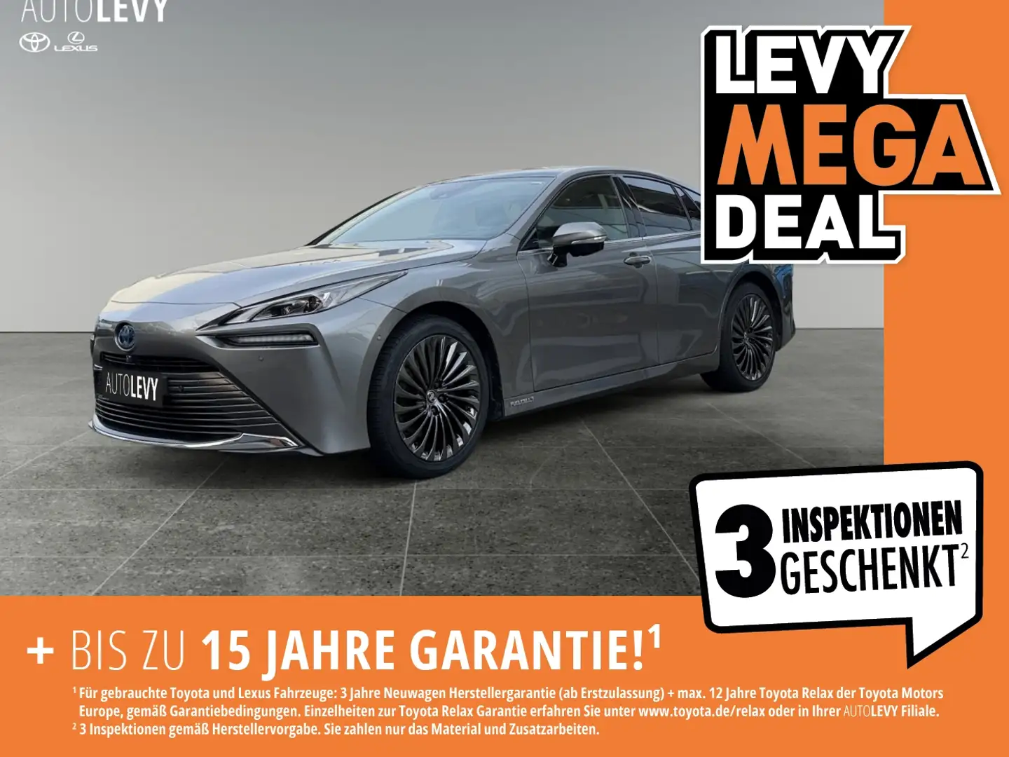 Toyota Mirai Advanced Wasserstoff *PANO*JBL*HUD* Silber - 1