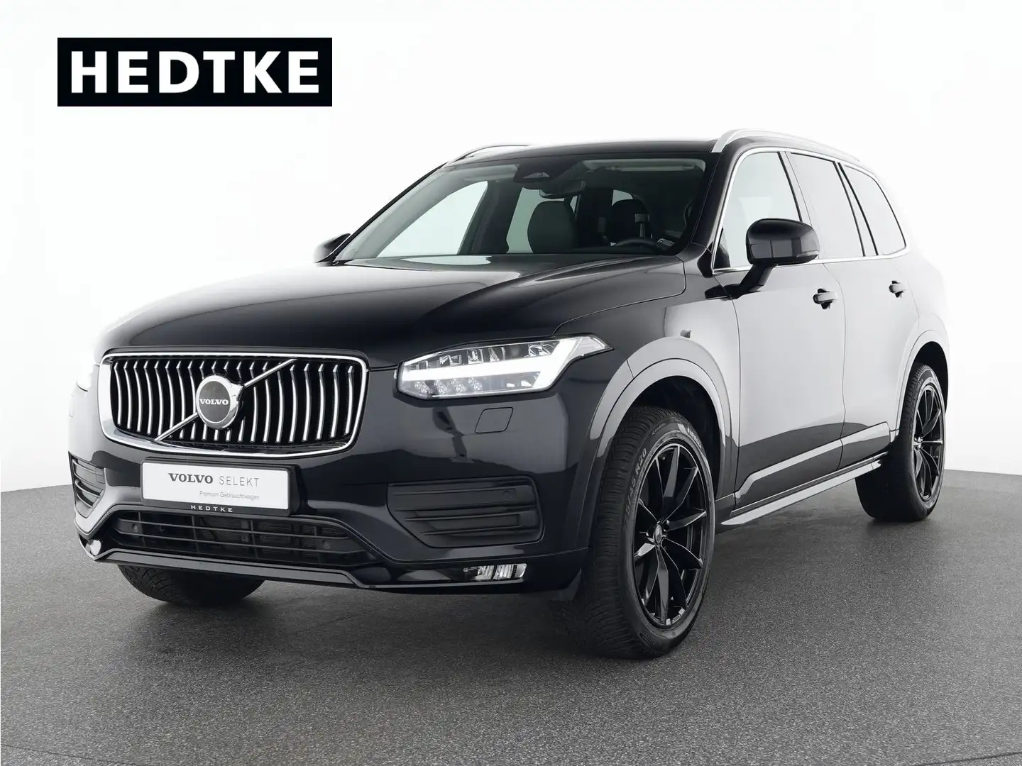 Volvo XC90 B5 Benzin AWD Core 19"+VOLL-LED+STANDHZG Schwarz - 1