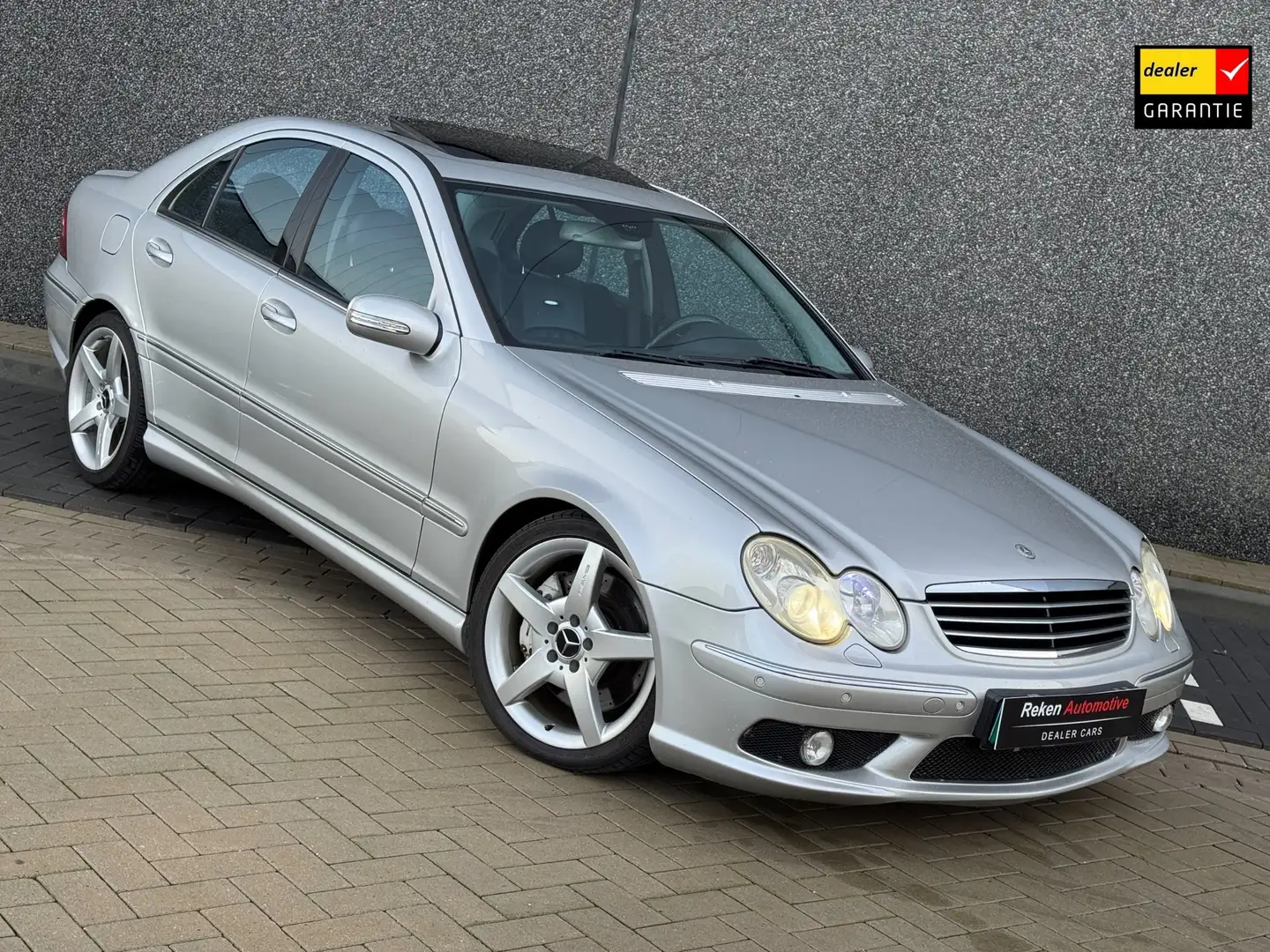 Mercedes-Benz C 55 AMG V8 / 368 PK / 510 Nm koppel / Facelift Silber - 1