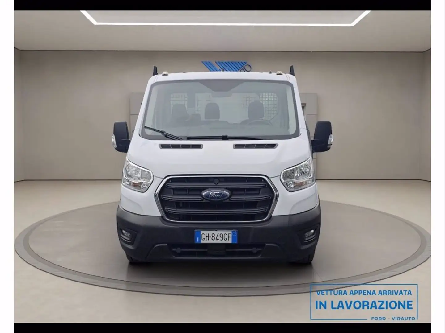 Ford Transit 350 2.0 EcoBlue Trend - Cassonato - MHEV Alb - 2