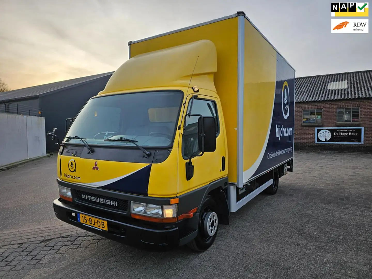 Mitsubishi Canter FB35 3.0 335 City Cab,Apk,Laadklep,Nap Желтый - 1
