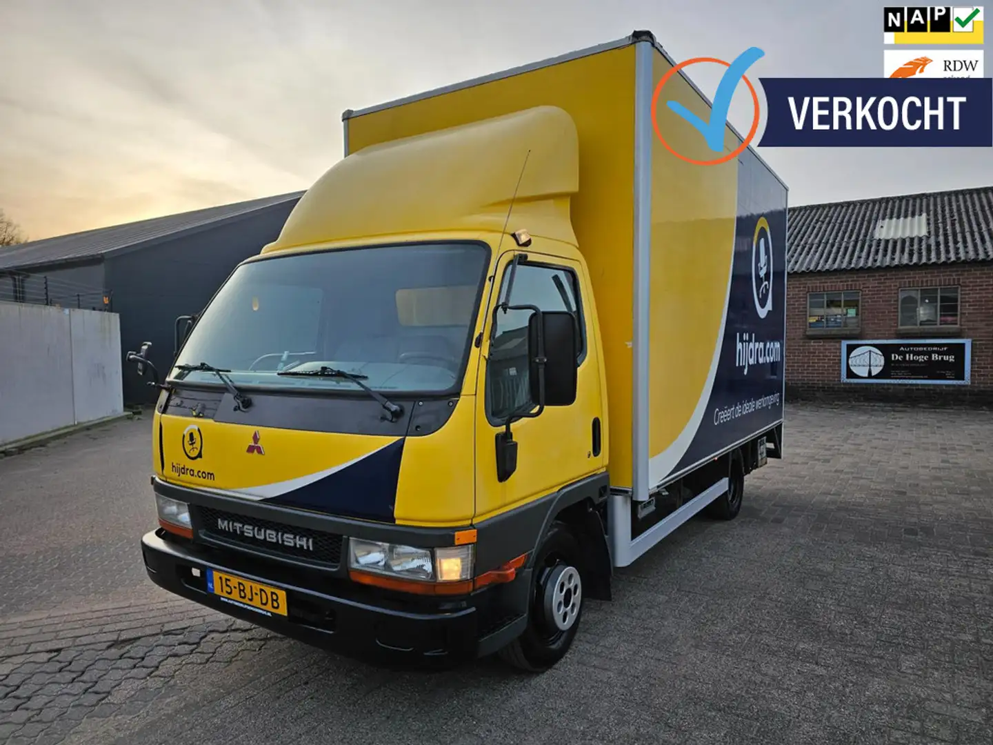 Mitsubishi Canter FB35 3.0 335 City Cab,Apk,Laadklep,Nap Geel - 1