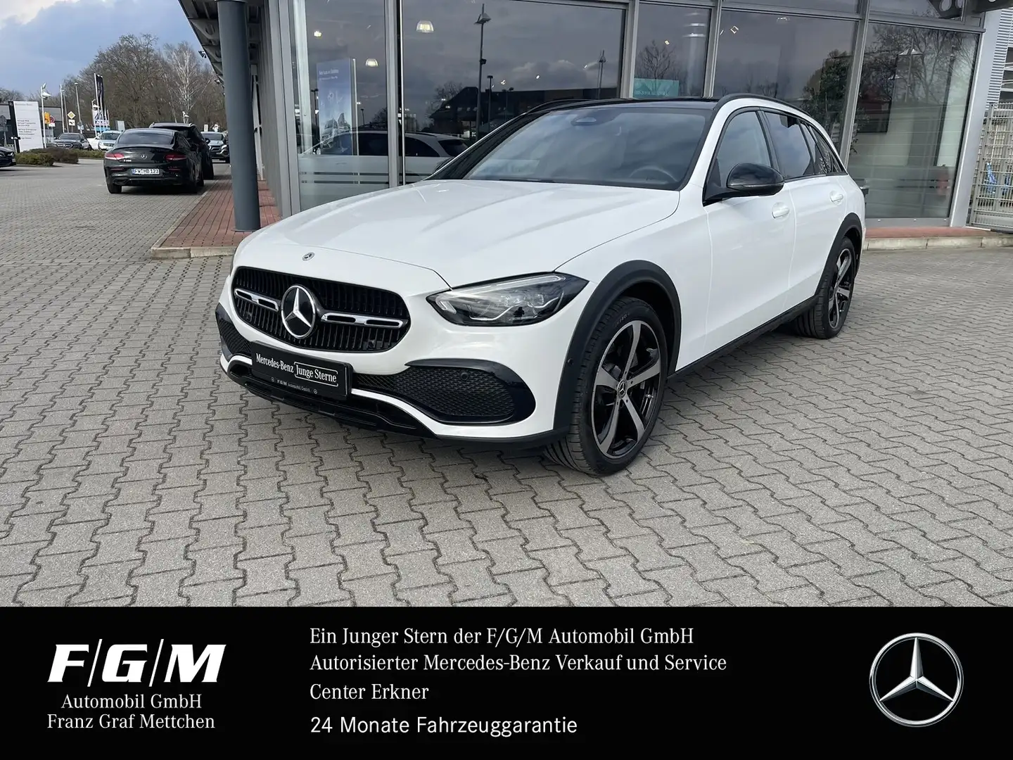 Mercedes-Benz C 200 C 200 4M ALL Terrain PanoDa/Standhzg/AHK/Memory Bianco - 1