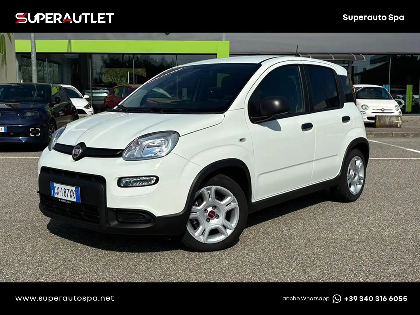 Fiat Panda Pandina 1.0 FireFly Hybrid 70cv S&S 1.0 FireFly H Weiß - 1