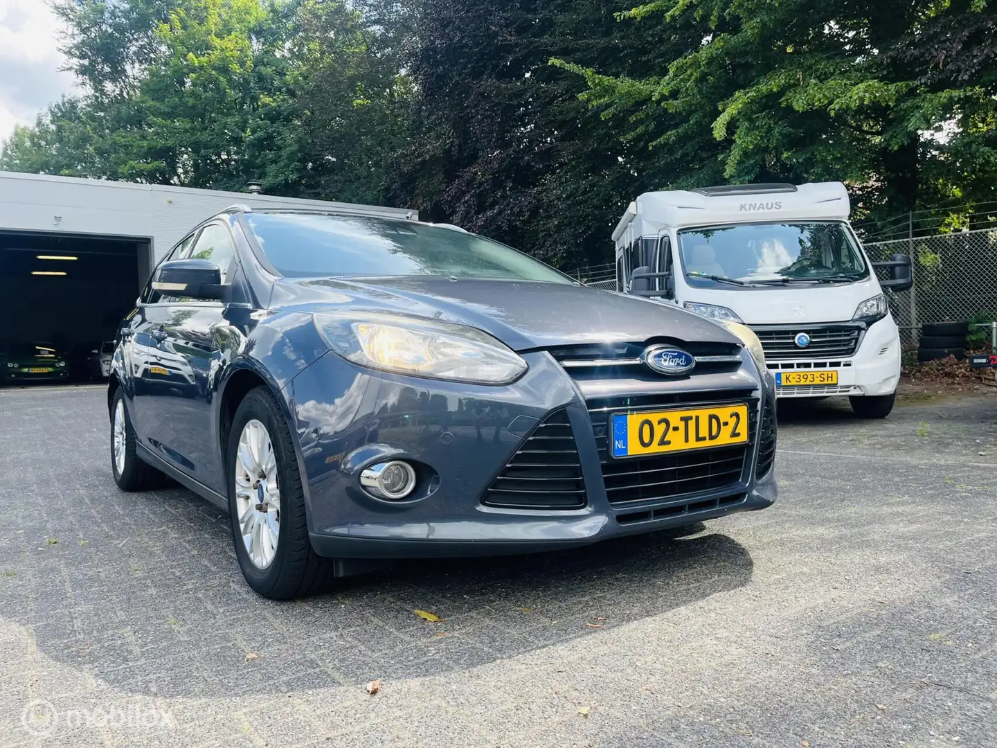 Ford Focus Wagon 1.6 150PK EcoBoost Titanium Clima / LM / Aud Grijs - 2