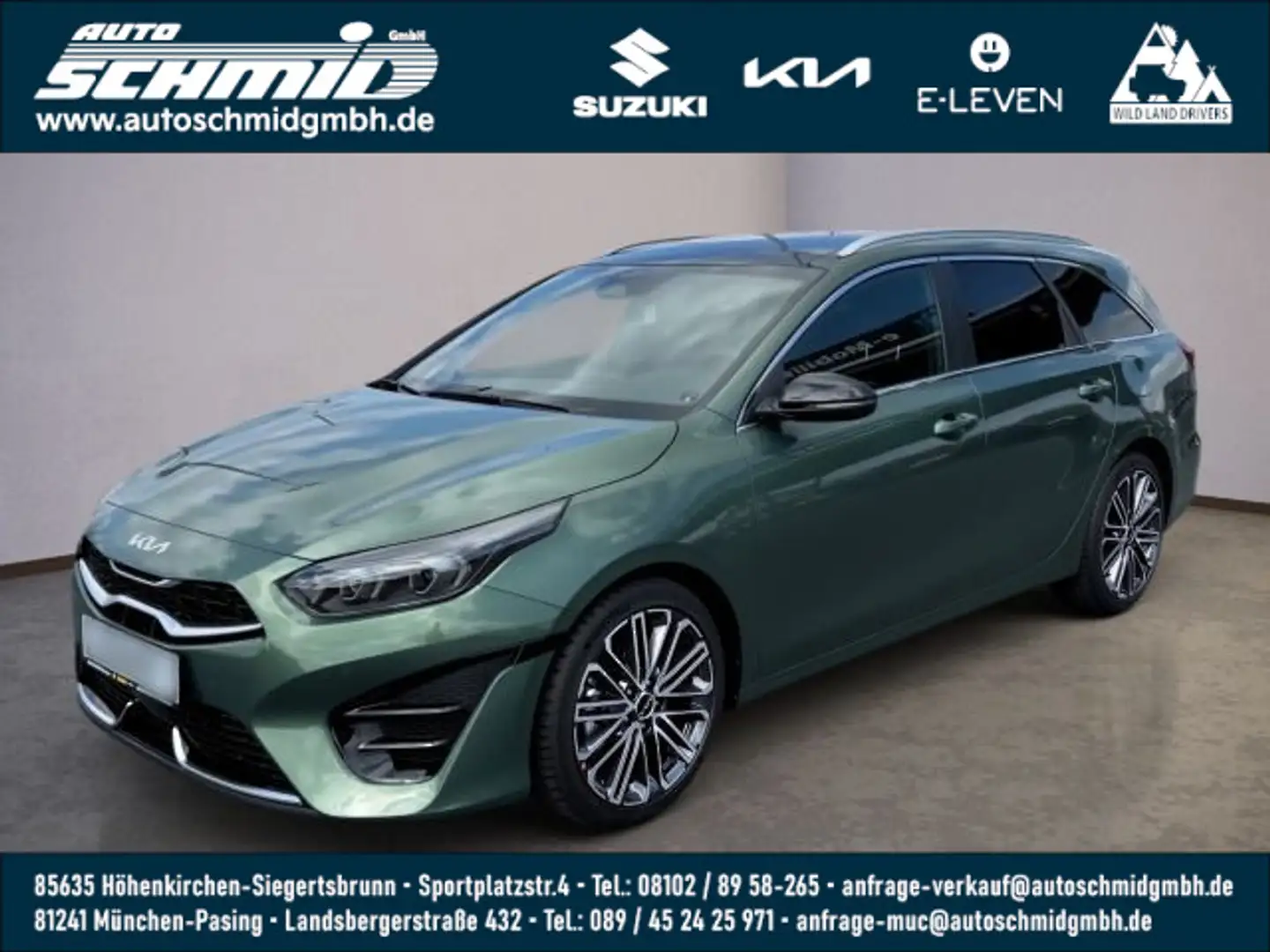 Kia Ceed SW / cee'd SW CEED_SW 1.5T140DCT7 GTL TEC LEDER GD 18Z Grün - 1