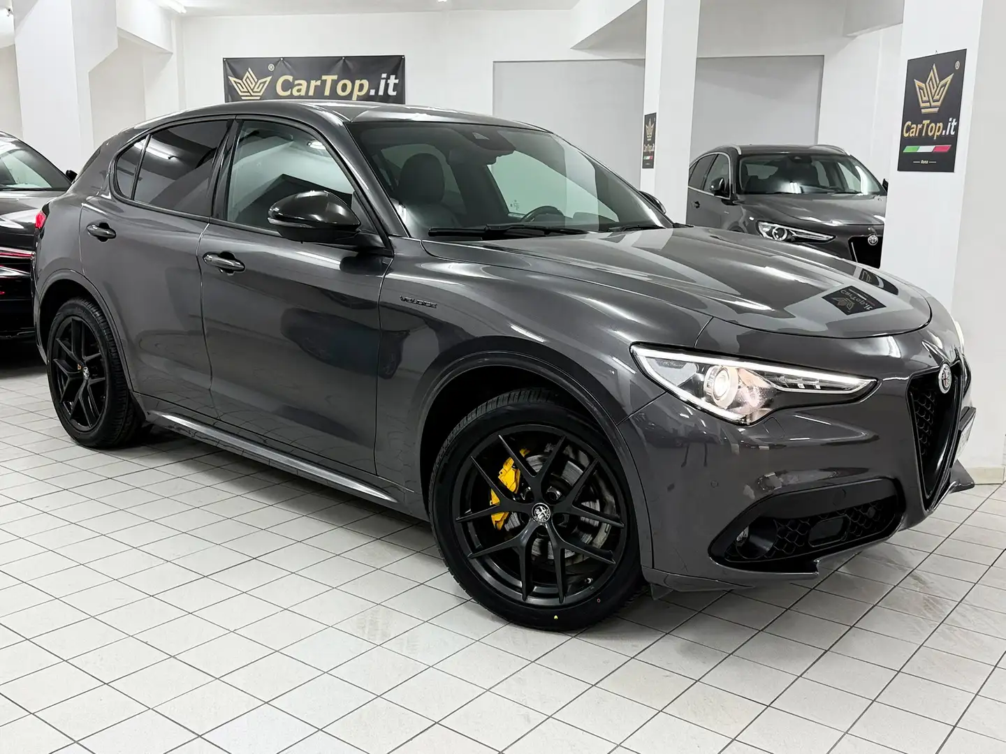 Alfa Romeo Stelvio 2.2 TD 210 CV VELOCE Q4 SOSPENSIONI REGOLABILI Gris - 2