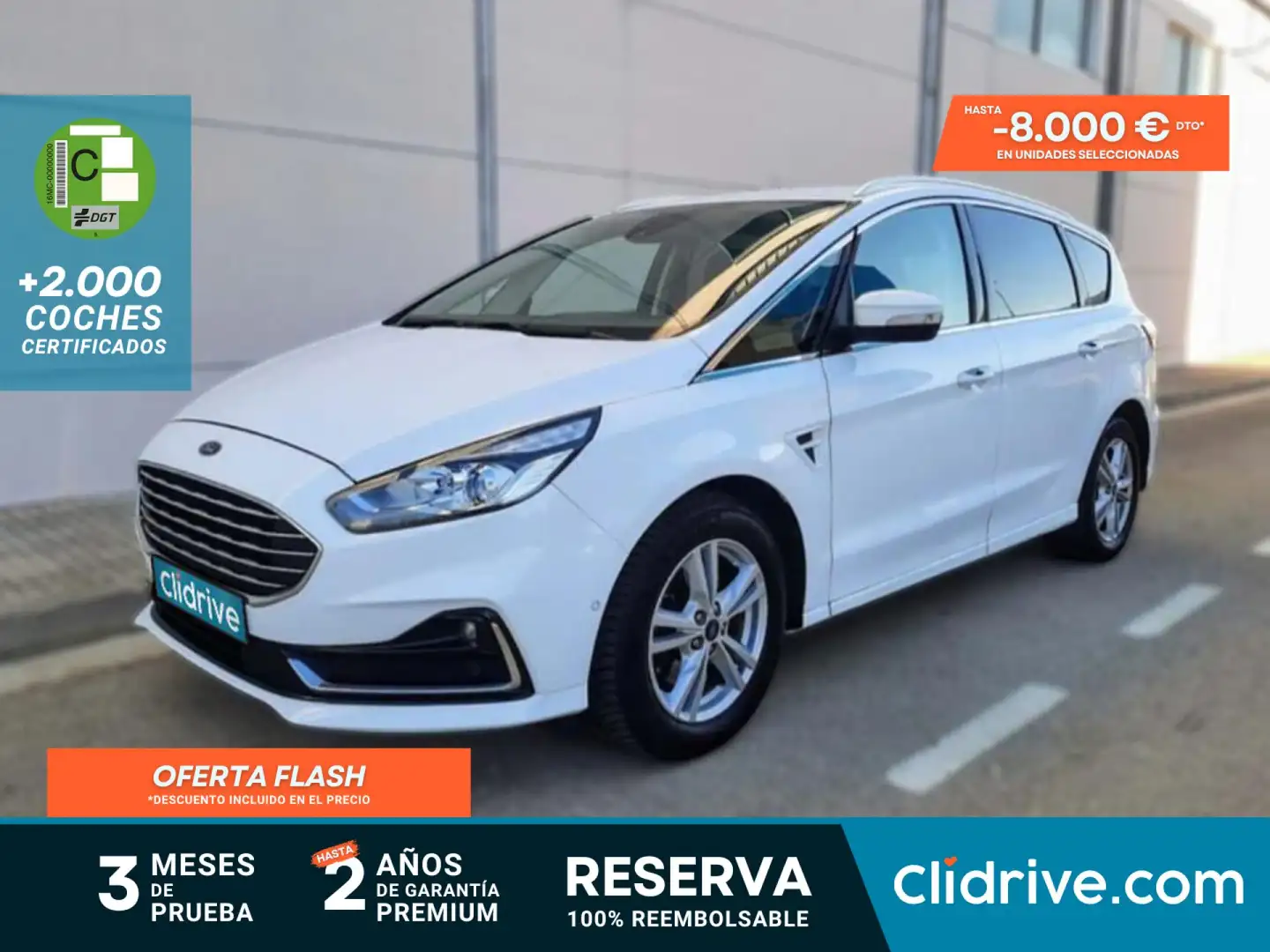 Ford S-Max 2.0TDCi Panther Trend 150 Blanco - 1