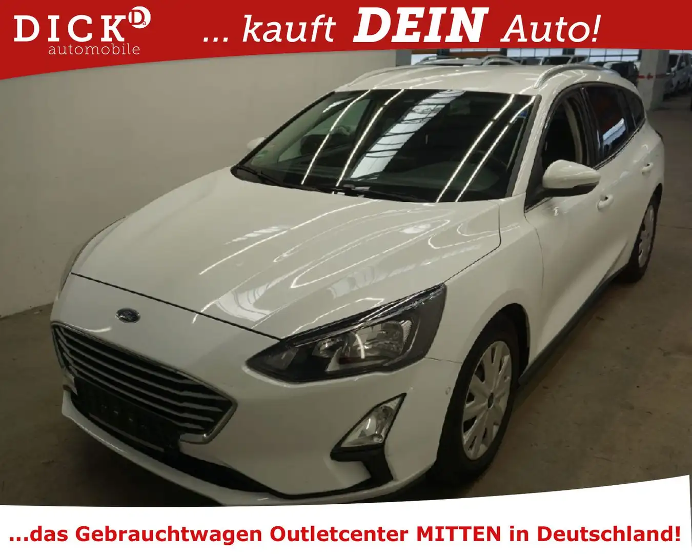 Ford Focus T C&C 1.5EB Aut. LED/NAVI/RFK/PDC+/SHZ/CAR Weiß - 1