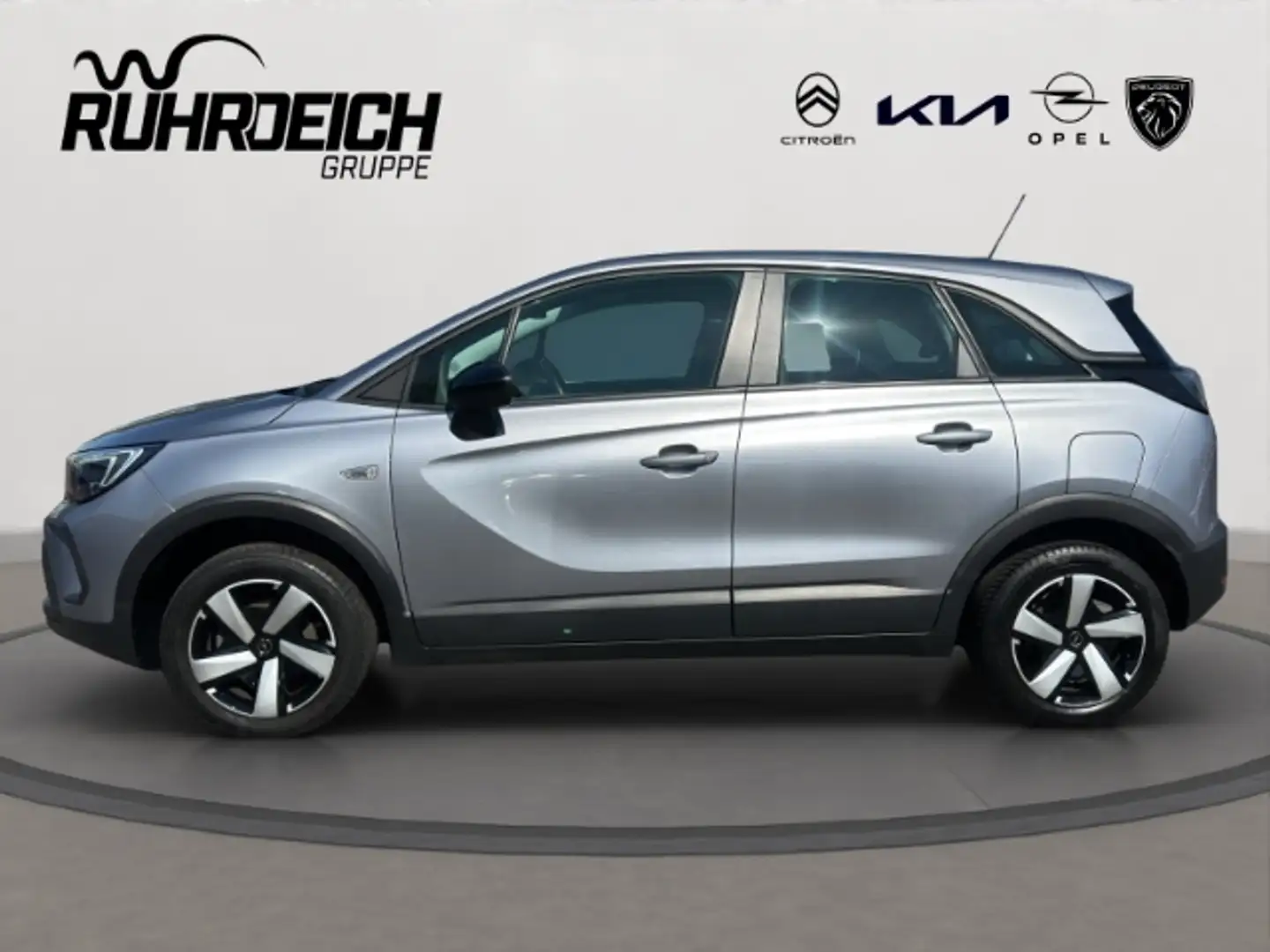Opel Crossland Edition AHK-abnehmbar Allwetter CarPlay Mehrzonenk Grau - 2