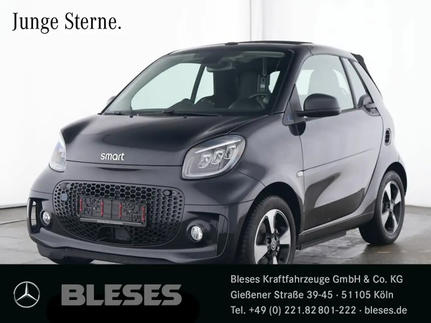 smart forTwo fortwo EQ Cabrio Exklusive Plus+22kW+Kamera+JBL BC Noir - 1