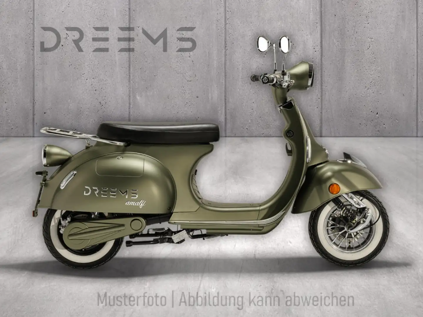 Dreems Amalfi Retro Elektroroller 45km/h 3kW Zelená - 1