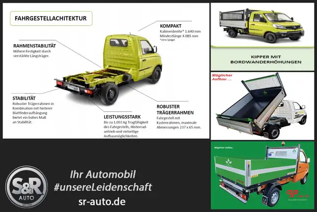 Piaggio Porter NPE 2025 Fahrgestell SW 265 Chassis