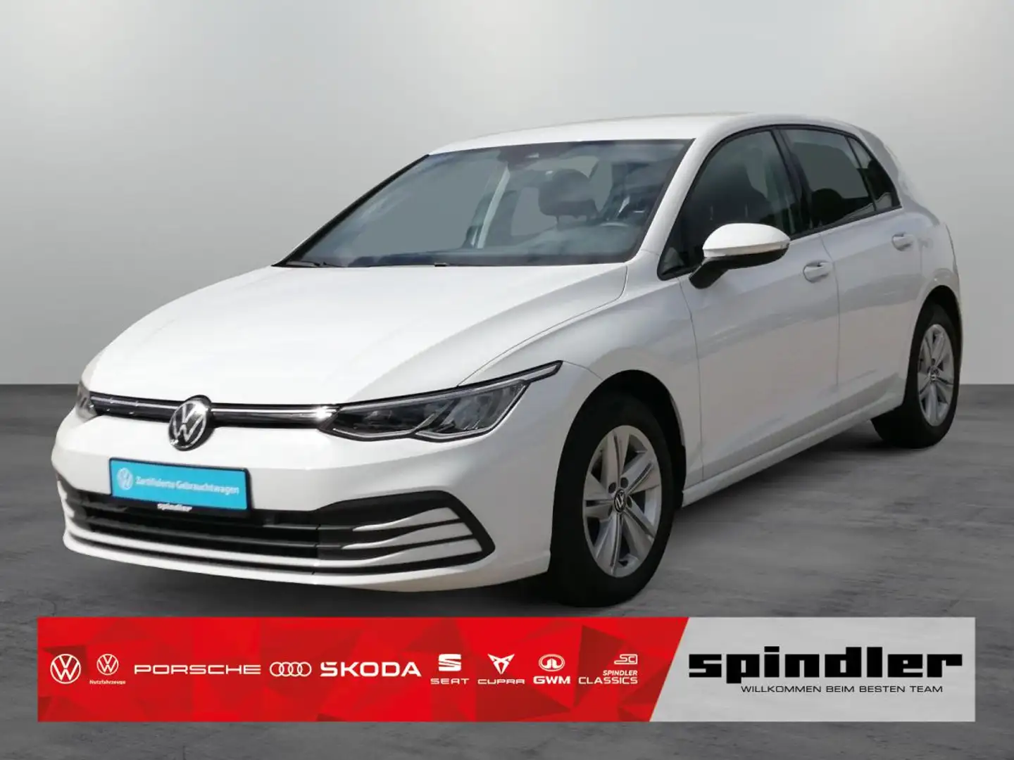 Volkswagen Golf Life 2.0TDI LED Navi SHZ ACC App Weiß - 1