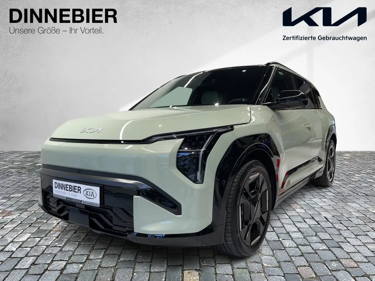 Kia EV3 GT-Line 81.4kWh LED+Glasdach+360°+Navi Groen - 2