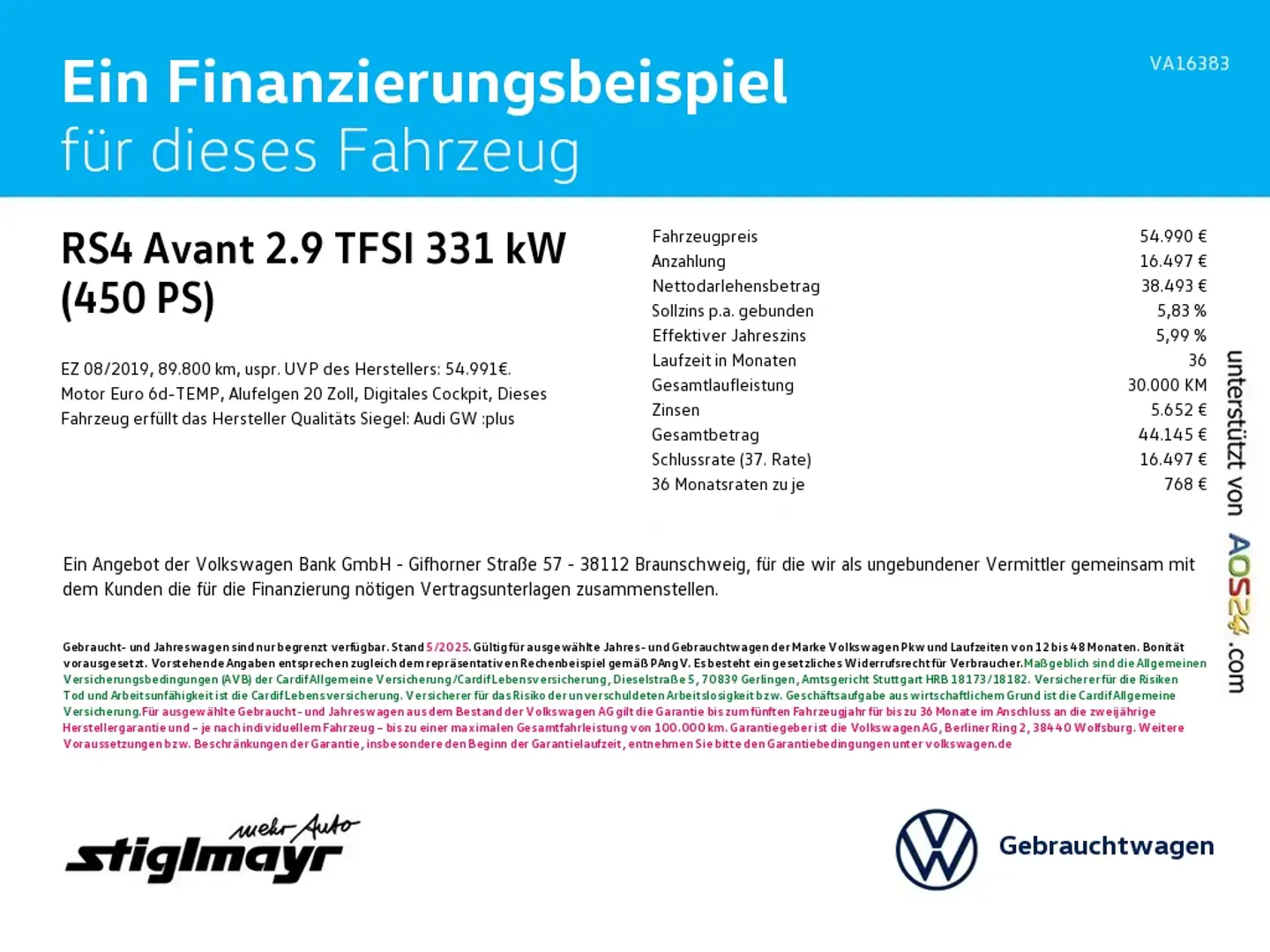 Audi RS4 Avant 2.9 TFSI 280-KMH+SPORTABGAS+HUD+MATRIX+PANO Schwarz - 2
