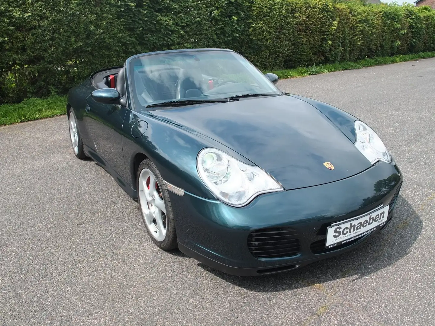 Porsche 996 Carrera 4S Cabriolet lagogrün 117tkm Groen - 1