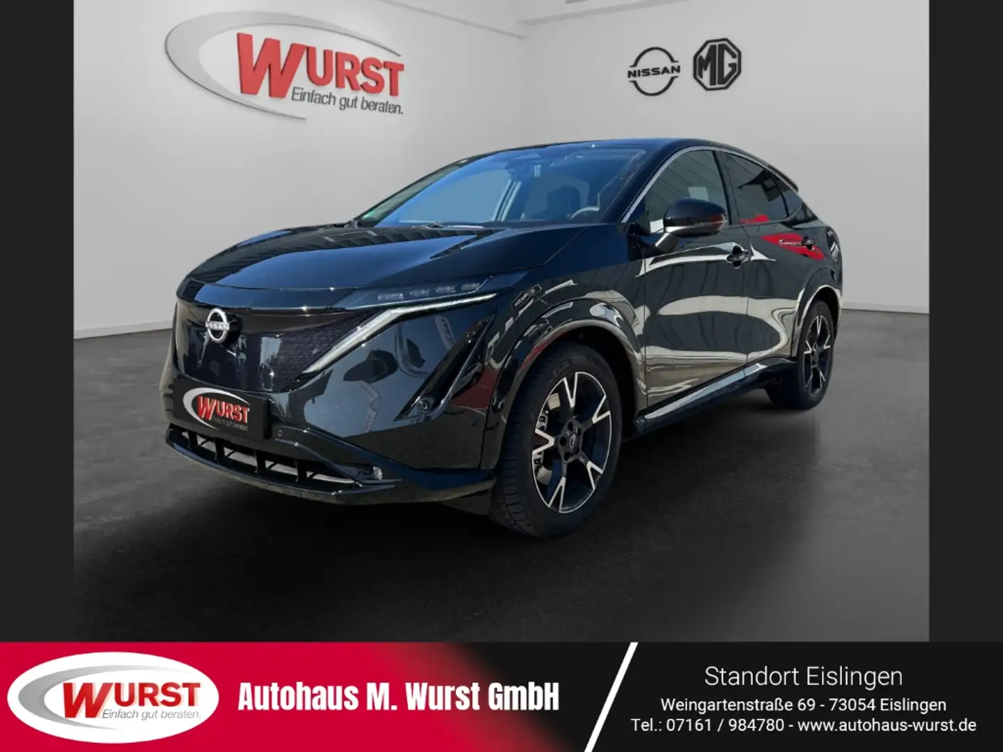 Nissan Ariya 87kWh Evolve Pack Nappaleder Carplay360Kamera Schwarz - 1