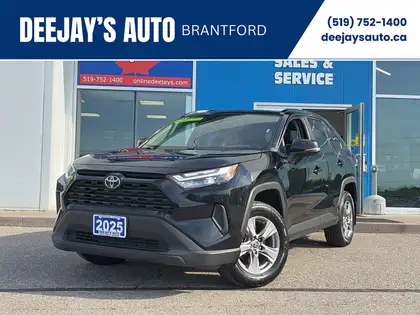 Black 2025 Toyota RAV4 SUV / Crossover All-Wheel Drive 8-Speed Automatic