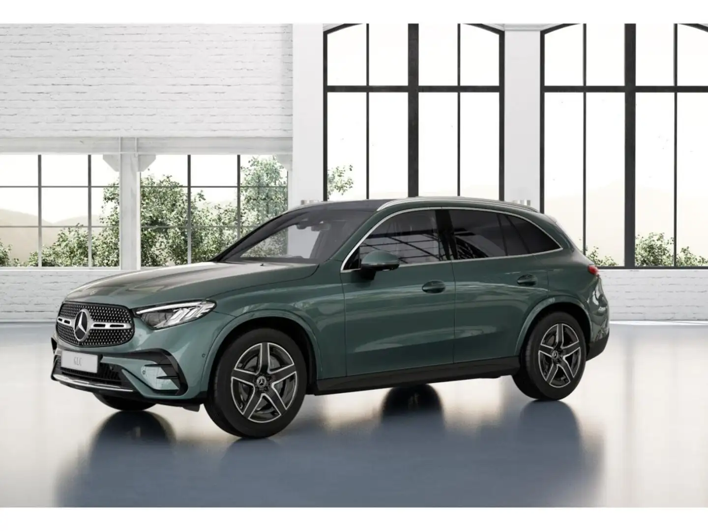 Mercedes-Benz GLC 220 d 4MATIC AMG Pano*AHK*EasyPack*LenkradHz Silber - 2