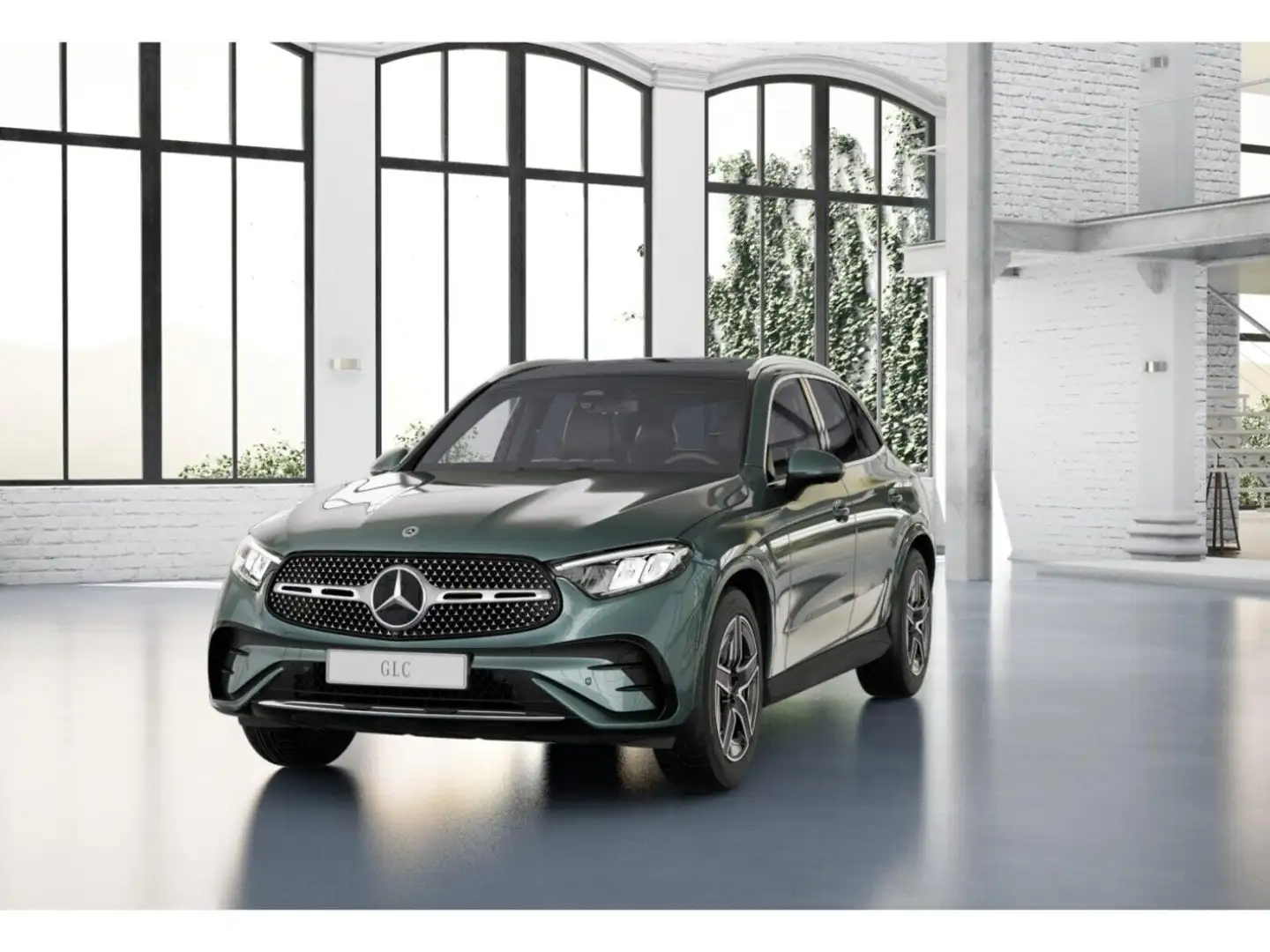 Mercedes-Benz GLC 220 d 4MATIC AMG Pano*AHK*EasyPack*LenkradHz Silber - 1