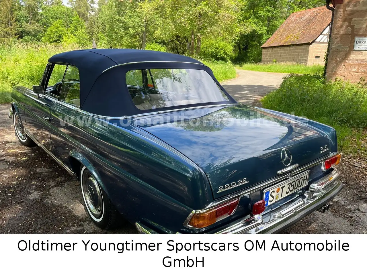 Mercedes-Benz 280 SE 3,5 Cabrio W111 deutsch*3.Hd*dokumentiert, foto 1