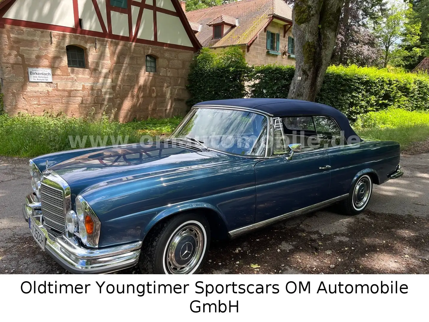 Mercedes-Benz 280 SE 3,5 Cabrio W111 deutsch*3.Hd*dokumentiert Blau - 2