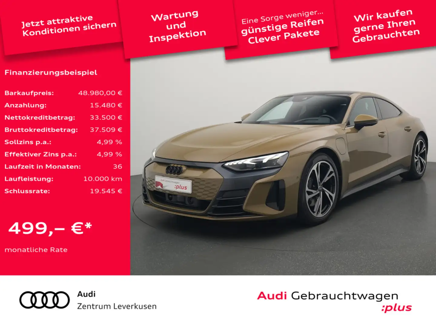 Audi e-tron GT ACC LEDER PANO HUD 360° MATRIX MEMORY Schwarz - 1