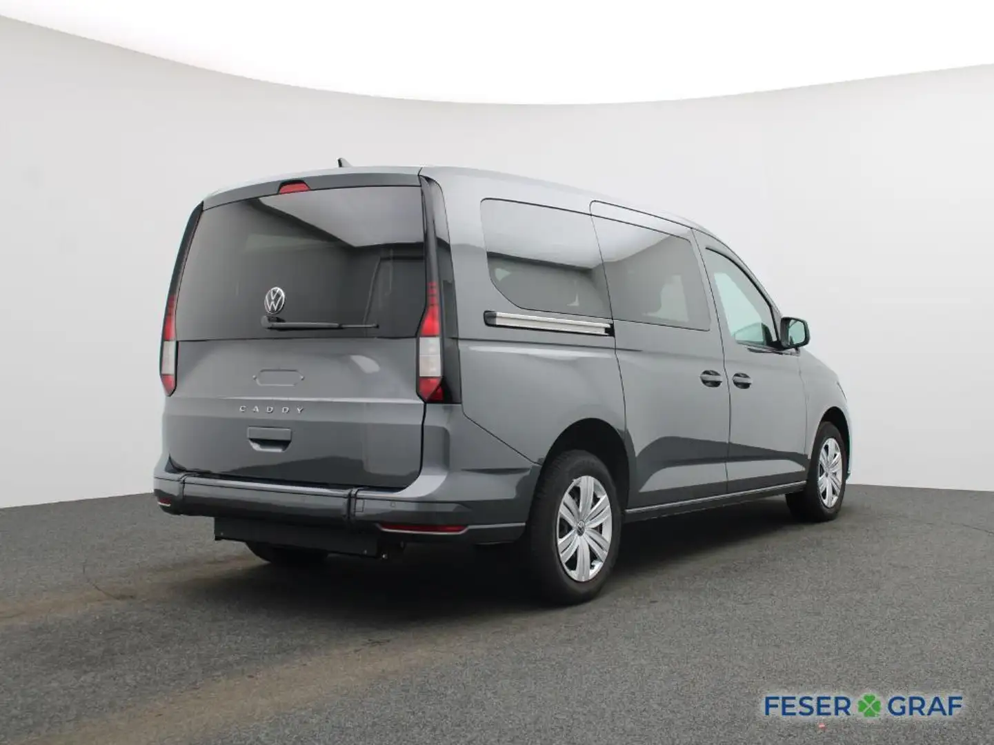 Volkswagen Caddy Life 2.0 TDI DSG Rollstuhlumbau Navi GJR Grijs - 2