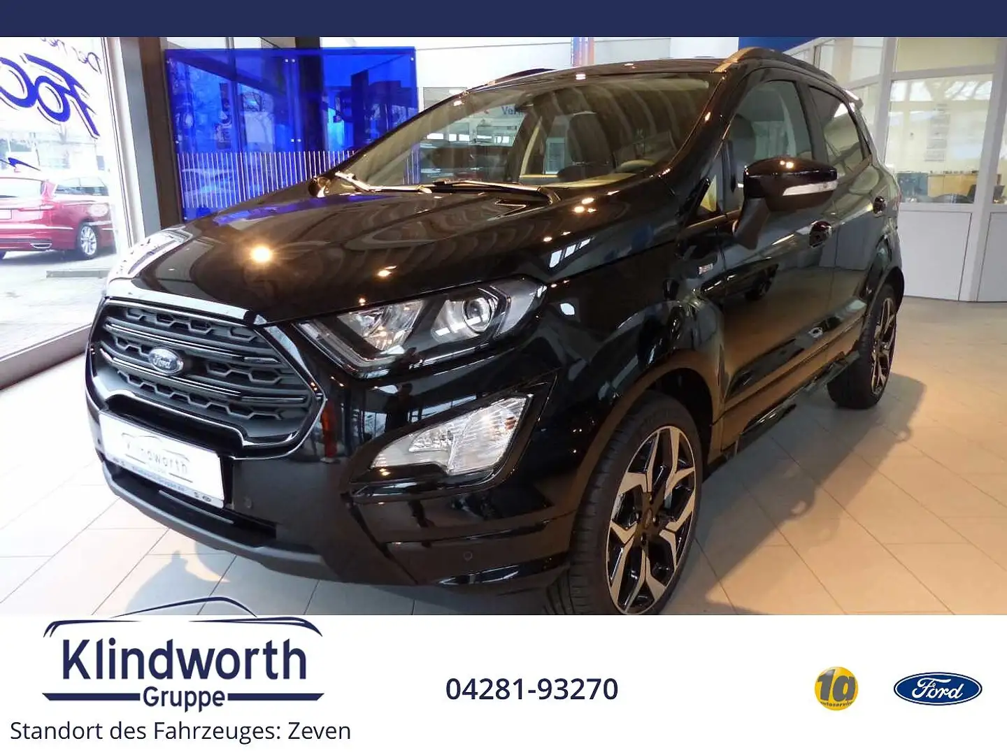 Ford EcoSport 1.0EcoBoost ST-Line LED,Navi,Kamera,B&O Zwart - 1