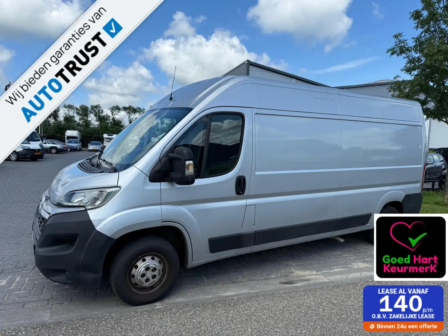 Citroen Jumper bestel 33 2.0 BlueHDi L3H2 Economy CLIMA,Camera Zilver - 1